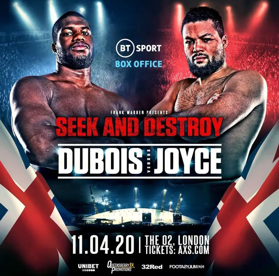 Dubois Vs Joyce At Heavyweight