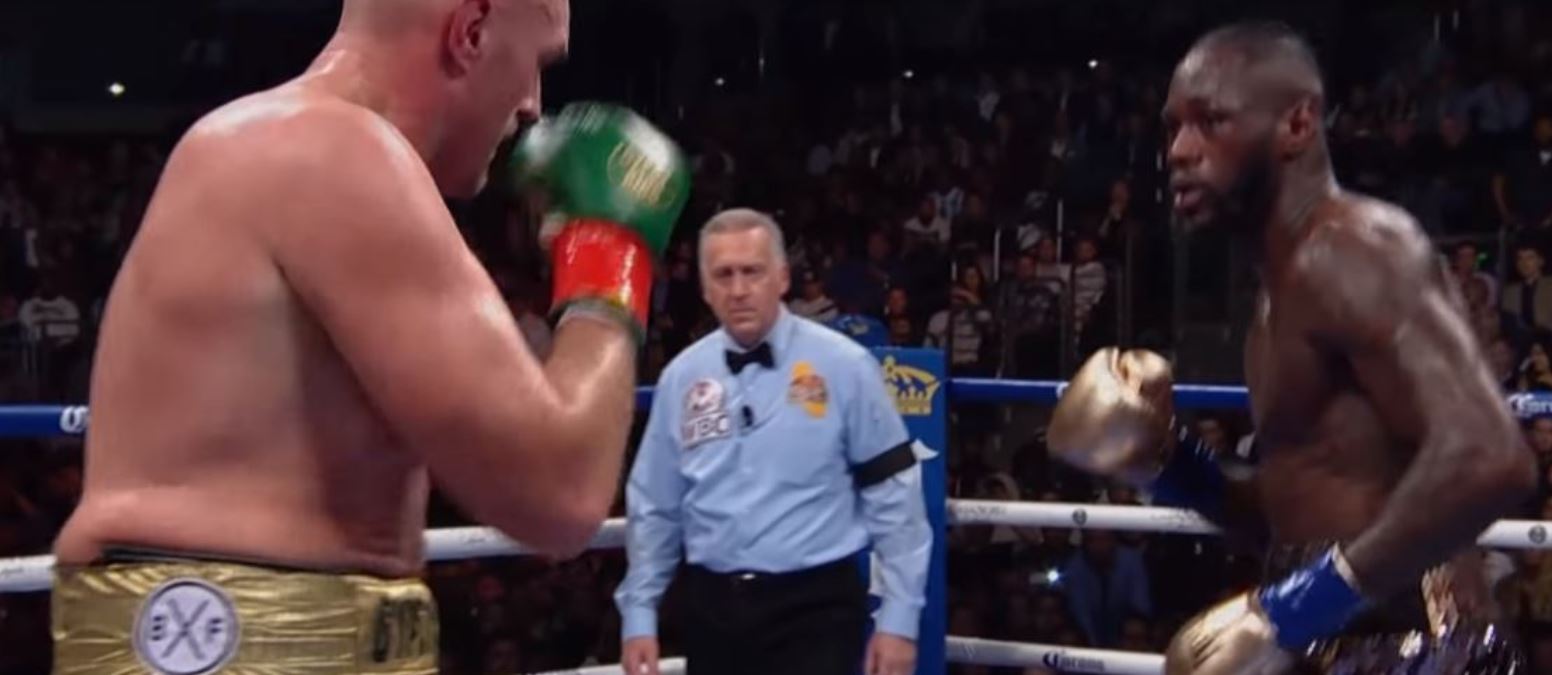 WATCH: Explosive Tyson Fury V Deontay Wilder Face Off Gets Heated ...